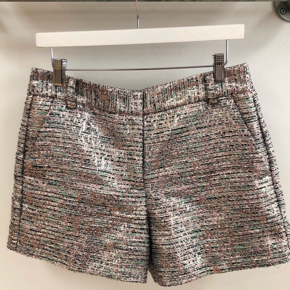 French Connection Pastel Silver Shorts